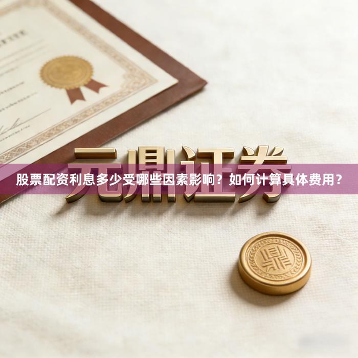 股票配资利息多少受哪些因素影响？如何计算具体费用？