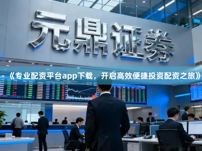 - 《专业配资平台app下载，开启高效便捷投资配资之旅》