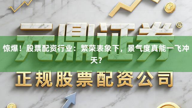 惊爆！股票配资行业：繁荣表象下，景气度真能一飞冲天？