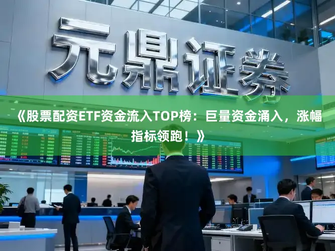 《股票配资ETF资金流入TOP榜：巨量资金涌入，涨幅指标领跑！》