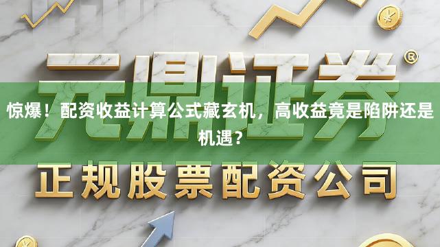 惊爆！配资收益计算公式藏玄机，高收益竟是陷阱还是机遇？