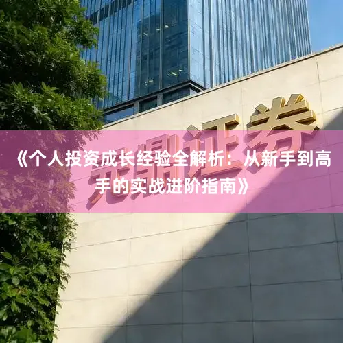 《个人投资成长经验全解析:从新手到高手的实战进阶指南》