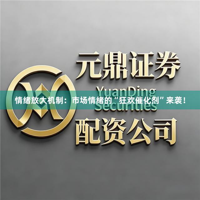 情绪放大机制：市场情绪的“狂欢催化剂”来袭！