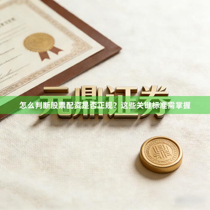 怎么判断股票配资是否正规？这些关键标准需掌握
